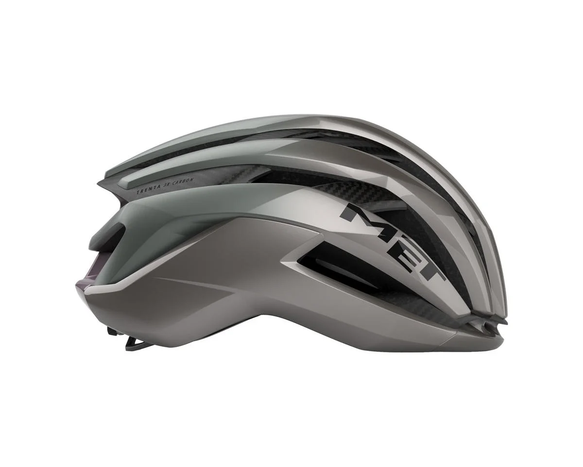 Met Trenta 3K Carbon MIPS Road Helmet (Opal Grey) (L) - view 3